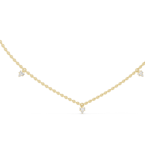 Collier en diamant de laboratoire 0,305 CT, pendentif chaîne en diamant VVS-VS EF, or 18 carats, 14 carats, or rose, or jaune, or blanc, luxe, haute joaillerie - Product Image 3