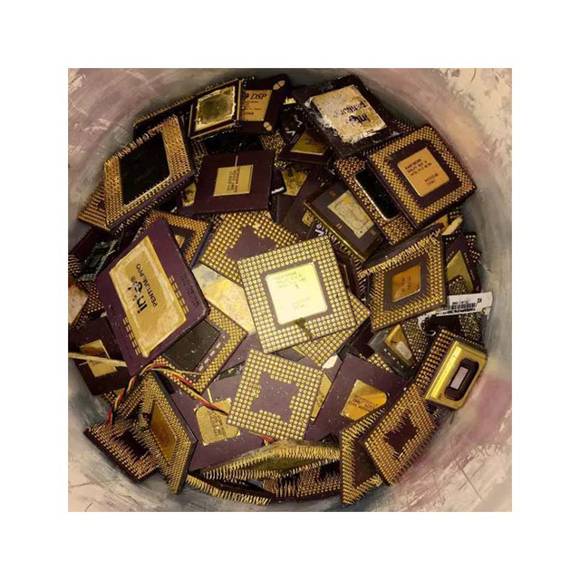 High Quality Custom Brand CPU Ceramic Scrap Valuable Electronic Material Large Volume ES Origin Scrap PCB Recycling Custom