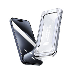 Protector de Pantalla de Vidrio Templado Anti-Espía 9H de Cobertura Completa con Aplicación Fácil y Eliminación de Polvo para iPhone 13 14 15 <span class=keywords><strong>16</strong></span> 17 Pro Max - Product Image 3