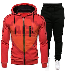 ชุดกีฬาแบบมีซิปออกแบบได้ตามต้องการ,ชุดวอร์มสำหรับผู้ชายชุดฝึกซ้อมใส่วิ่งกันลมดีไซน์แบบวอร์ม - Product Image 5