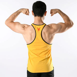 2024 Custom logo Print Cotton <b>Men's</b> Gym Style Tank Tops Fitness Square Cut Muscle Rib <b>Singlet</b> <b>Men</b> Sublimation Tank Top - Product Image 4