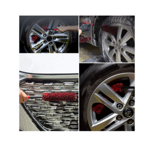 Juego de 3 Cepillos para Lavado de Autos - Cepillo Flexible de Felpa para Limpieza de Tubos de Escape y Llantas - Product Image 3