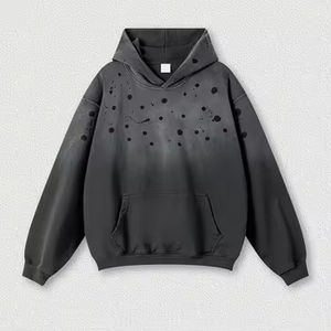 เสื้อฮู้ดผ้าฝ้าย100% สไตล์วินเทจซัก420gsm ได้ตามต้องการ - Product Image 3