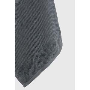 Be-0828-Dgy ผ้าเช็ดมือ 100% คอตตอน สีเทาเข้ม 50x90 ซม. - สีเทาเข้ม - Product Image 2