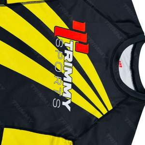 Hombres sublimación Impreso Rash Guard Compresión Desgaste Gimnasio fitness Entrenamiento Rush Guard Para Hombres Venta al por mayor OEM personalizado - Product Image 2