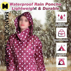Impermeable Universal de Tela Oxford de Primera Calidad, Plegable, con Capucha, Cortavientos para Dos Personas, Cintura Ajustable - Product Image 2