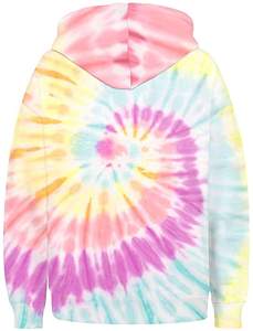 เสื้อมีฮู้ดแบบสวมหัวผ้าฟลีซย้อมสีล้วนสำหรับผู้หญิงคอปกเสื้อมีฮู้ดสำหรับฤดูหนาว - Product Image 3