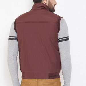 Chaleco utilitario de nuevo diseño para hombre, chaqueta ligera sin mangas Softshell, impermeable, a prueba de viento, forro polar, deportes al aire libre, informal - Product Image 3