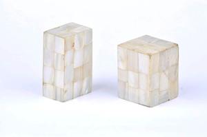 Accesorios de Ferretería para el Hogar: Tiradores de Cajones y Armarios Hechos en India, Tiradores Personalizados con Incrustaciones de Hueso en Blanco y Negro para Cocina - Product Image 6