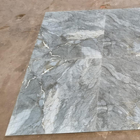 Carreaux de porcelaine polis et émaillés de luxe 800x800mm Azuro Azul, aspect marbre brillant, aspect pierre, brique réfractaire, antidérapants pour sols modernes