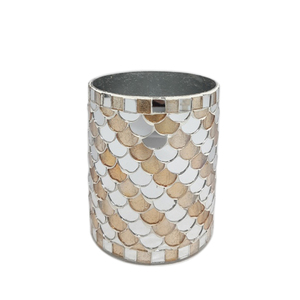 Vela redonda de metal de tamaño mediano votiva en negro excelente para el hogar y la Decoración de mesa de boda ocasiones navideñas modernas personalizadas - Product Image 3