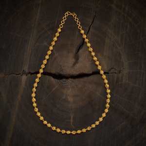 Collar de Oro Antiguo con Eslabones, Diseño Geométrico Moderno con Números, Diamantes y Perlas, Aleación de Cobre, para Regalo de Fiesta, Estilo Religioso Clásico - 177837 - Product Image 1