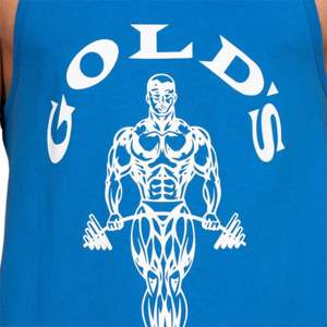 Bleu hommes musculation Stringer débardeur coton bio gilet de gymnastique sans manches chemise d'entraînement Muscle Fit entraînement débardeur - Product Image 4