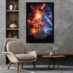 Póster principal de Star Wars Episodio 7 de estilo moderno para decoración de pared - Product Image 3
