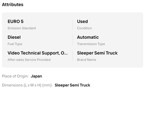 Best!! Used 2018 2017 For-MackS Pinnacle CXU613 RHD/LHD Used Sleeper Semi <b>Truck</b> - Mid Roof Sleeper <b>Truck</b> To Export Worldwide - Product Image 4