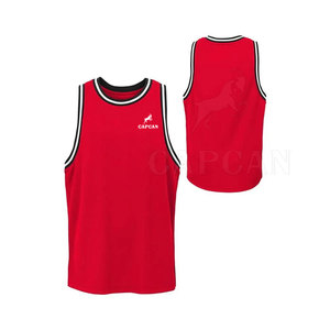 Débardeurs de fitness sans manches 100% coton de bonne qualité, confortables, pour la salle de sport, possibilité de personnaliser votre propre logo de marque - Product Image 1