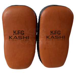 Escudo de Entrenamiento Resistente, Superficie de Cuero de Alta Calidad, Acolchado Grueso, Correas Ajustables, Transpirable y Suave para Boxeo/Kickboxing - Product Image 3