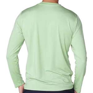 Nouvelle chemise de pêche personnalisée UPF35, antibactérienne, respirante, séchage rapide, légère, manches longues, Spandex/Polyester, OEM - Product Image 2
