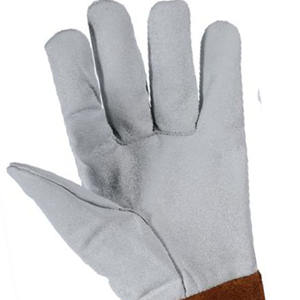 Nuevos guantes de soldadura de diseño 2025, guantes de trabajo de invierno con guantes de soldadura de cuero dividido de vaca - Product Image 6