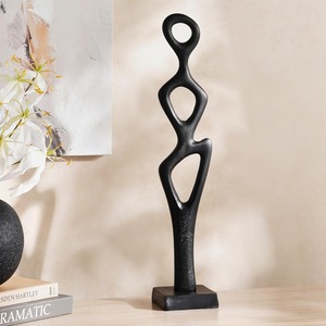 Chef-d 'œuvre artistique de sculpture en métal Pièce de déclaration élégante parfaite pour les maisons sophistiquées et les bureaux élégants - Product Image 3