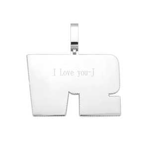 Colgante de Moissanita SPW con Nombre Personalizado y Oro de 14K, Amuleto Único y Personalizado - Product Image 3