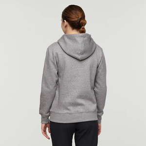 Sudadera con Capucha Gris para Mujer, de Algodón, con Bolsillo Tipo Canguro, Corte Holgado, Felpa Suave, Diseño Minimalista, Estilo Urbano, de Ako - Product Image 2