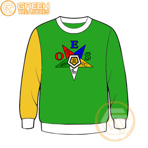 Commande personnalisée de l'étoile de l'Est sweat-shirt brodé en molleton de coton pull de haute qualité vêtements grecs OES sweat-shirts - Product Image 5