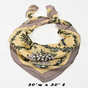 Vuông Khăn Quàng Cổ Bandana Giá Rẻ Chất Lượng Cao Cotton Polyester Mũ Nón Tóc Bandana Với Handmade Biểu Tượng Tùy Chỉnh In Bandana Khăn