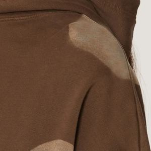 เสื้อฮู้ดผ้าเฟรนช์เทอร์รี่สำหรับผู้หญิงเสื้อมีฮู้ดปักไหล่ปล่อย - Product Image 2