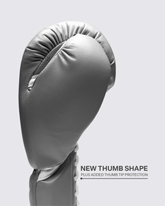 Gants de boxe en cuir de vache véritable Gray Fly Pro, logo personnalisé, légers, imperméables, pour l'entraînement et le sparring, MMA, gants d'extérieur - Product Image 4