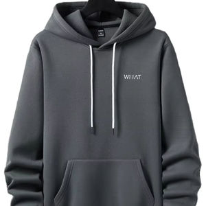 Venta al por mayor pulóver sudadera en blanco de alto peso sólido logotipo personalizado Sudadera con capucha 3D estampado polar Hip Hop Sudadera con capucha hombres - Product Image 1