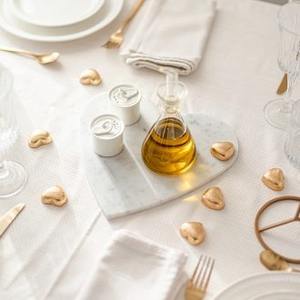 Planche à découper en forme de coeur blanc Plateau de cuisine élégant pour couper l'affichage de service Cadeau Design élégant avec utilisation polyvalente - Product Image 2