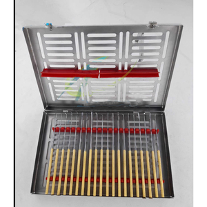 Branded Rhoton Micro Dissector Set 20 Pieces with Gold Neurosurgery <b>Surgical</b> <b>Instruments</b> Manual MOL Certified - Product Image 1