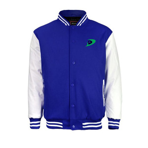 Chaqueta de invierno 2023 con letras de lana de alta calidad para hombres con logotipo frontal y mangas de cuero - Product Image 3