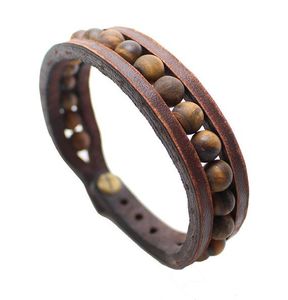 Pulsera de cuero sencilla Bohemia barata para mujer, pulseras multicapa de colores personalizadas, pulsera de joyería, pulsera de cuero ajustable - Product Image 6