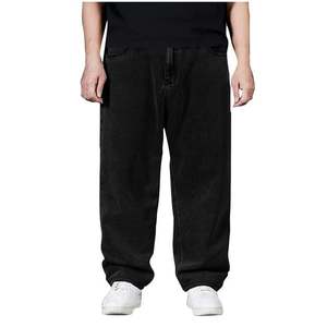 Vintage Washed <b>Jeans</b> Colorful Embroidery Patch High Waist Loose <b>Wide</b> <b>Leg</b> Cargo Pants <b>Men</b> Women Versatile Comfort Streetwear - Product Image 1