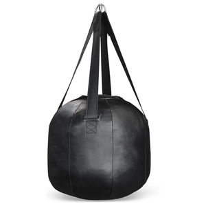 Wholesale Rate Customized Logo Print Pu Leather Pure Black Color Highest Quality Premium Product Punching <b>Speed</b> Heavy <b>Bag</b> - Product Image 1