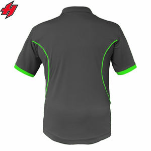 Polos de manga corta de calidad Premium de tarifa caliente XL Tamaño Botón Decoración Patrón de impresión Precio al por mayor Hecho Tela alta - Product Image 2