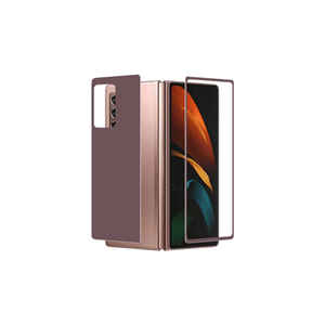 Protection d'écran en verre trempé Netzy 5D avec colle intégrale pour Samsung Galaxy Z Fold 2, avant et arrière, avec confidentialité 3D - Product Image 1