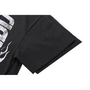 T-shirt col rond surdimensionné personnalisé pour hommes unisexe coupe ample impression complète à manches courtes tissu tricoté été Style Streetwear - Product Image 4