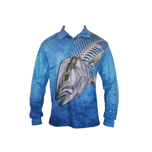 Diseña tu propio jersey de pesca Ropa deportiva Poliéster Impresión personalizada Sublimación Ropa de pesca de secado rápido - Product Image 6