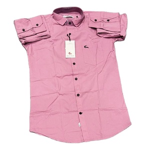 Camisas sólidas para hombre de alta calidad, ropa informal, Camisa de algodón pesado disponible a precio mayorista del exportador indio - Product Image 1