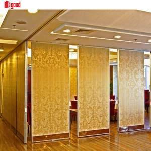 Egood Vách ngăn phòng cao hiện đại vách ngăn di chuyển tạm thời Vách ngăn phòng cách âm bằng gỗ gấp - Product Image 1