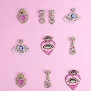 Pendientes Artesanales de Cuentas para Mujer, Cuentas de Semillas, Ligeros, Estilo Bohemio, Joyería de Moda - Product Image 3