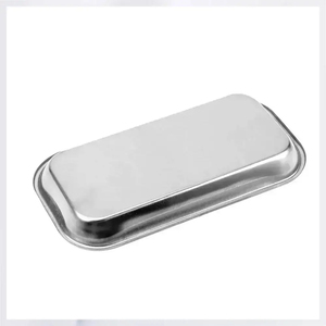 Plateau à instruments manuel en acier inoxydable, usage chirurgical, médical, dentaire, vétérinaire, outil multifonctionnel, certifié CE - Product Image 2