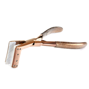 Herramienta para Extensiones de Cabello, Pinzas para Extensiones de Cinta Adhesiva, Pinzas de Acero Inoxidable con Empuñadura de Goma, Herramienta para Aplicación de Extensiones de Cabello - Product Image 1