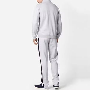 Venta al por mayor de chándales para los hombres Conjunto de chándal de 2 piezas Casual Athletic Jogging Warm Up Full Zip Sweat Suits - Product Image 2