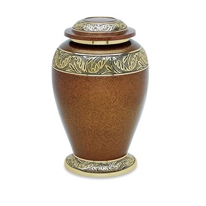 Llegada caliente Diseño impresionante Grabado de peltre Urnas de cremación para adultos para restos de cenizas humanas Tamaño personalizado Color - Product Image 3
