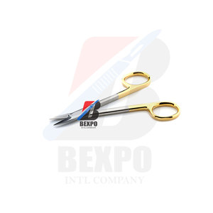 กรรไกรโค้งรูปมงกุฎสีทองครึ่งหนึ่งทำจากสแตนเลสด้วยมือ - Product Image 4