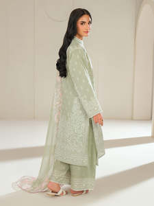 Nueva elegancia cultural, tela estampada de césped para todas las estaciones, vestido Shalwar Kameez de 3 piezas para mujeres indias pakistaníes, traje Salwar - Product Image 4